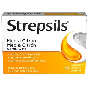 STREPSILS Med a Citron 36 pastilek