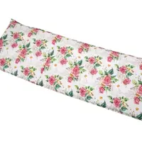 Zahradní polstr Rosie 60x190 cm, růže, bílý