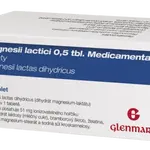 GLENMARK Magnesii Lactici 0.5g MVM 50 tablet 50 ks