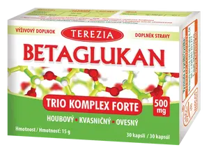 TEREZIA Betaglukan Trio Komplex Forte 500 mg 30 kapslí