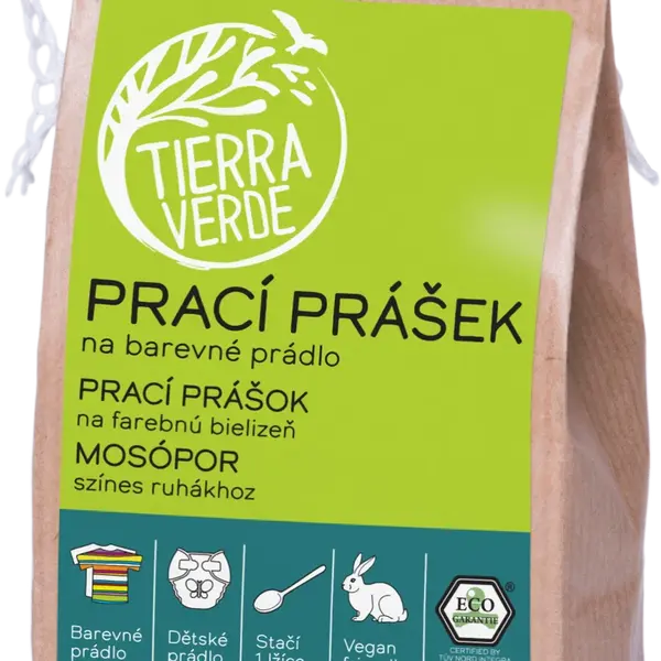 TIERRA VERDE Prací prášek z mýdlových ořechů na barevné prádlo 250 g