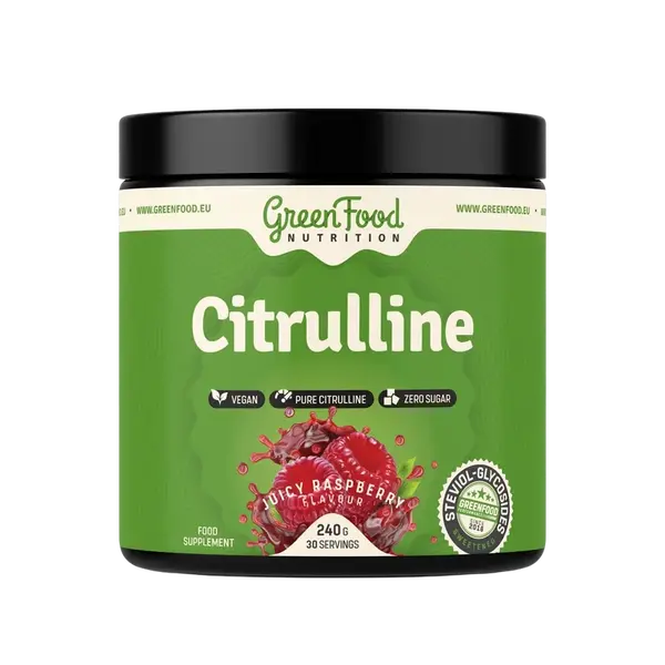 GREENFOOD NUTRITION Citrulline, juicy Raspberry 240 g