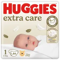 HUGGIES® Extra Care 1, 84 ks