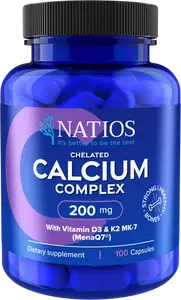 NATIOS Chelated Calcium Complex 200 mg 100 kapslí