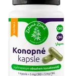 ZELENÁ ZEMĚ Konopné kapsle s obsahem CBD + CBG 60 kapslí