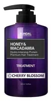 KUNDAL Honey&Macadamia Treatment - hydrointenzivní proteinová kůra na vlasy Cherry Blossom 500 ml