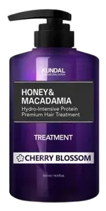 KUNDAL Honey&Macadamia Treatment - hydrointenzivní proteinová kůra na vlasy Cherry Blossom 500 ml