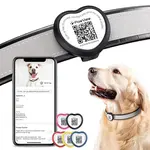 PawView chytrá známka pro psy a kočky srdce - černá