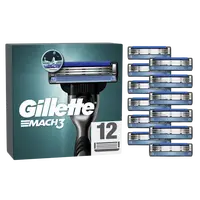 GILLETTE Mach3 Náhradní hlavice pro muže 12 ks