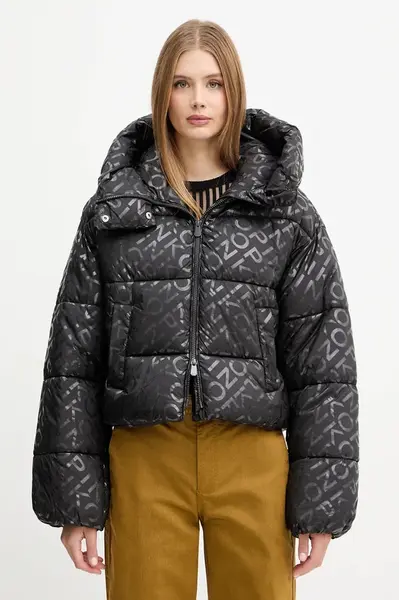 Bunda Pinko černá barva, zimní, 105438 A2PY