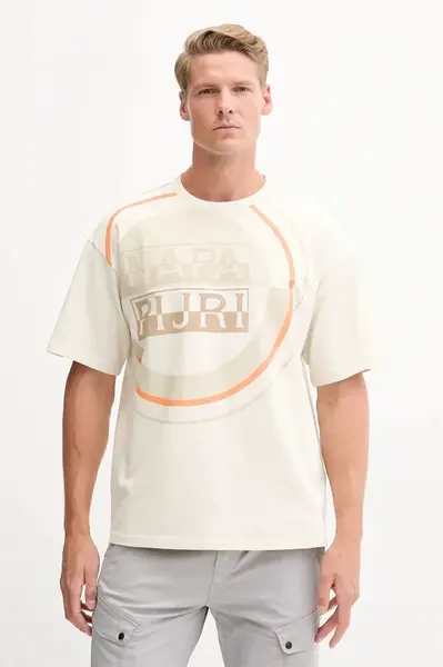Bavlněné tričko Napapijri S-Tusco