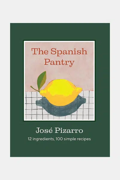 Kniha Spanish Pantry by Jose Pizarro, English zelená barva