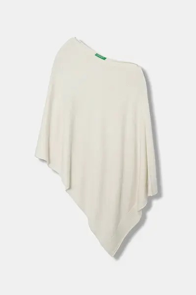 Pončo s příměsí vlny United Colors of Benetton