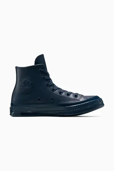 Kožené kecky Converse Chuck 70 tmavomodrá barva, A15550C