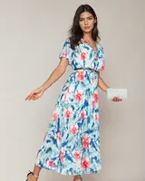 Resti Women's pleated floral midi dress