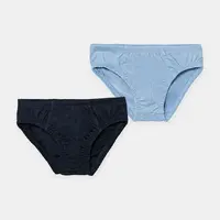 Dětské bavlněné slipy Coccodrillo 2-pack modrá barva, BASIC UNDERWEAR