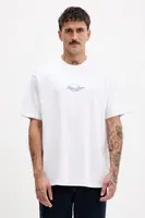 Bavlněné tričko Guess Jeans pánské, bílá barva, s aplikací, M5YI61 K8FQ4