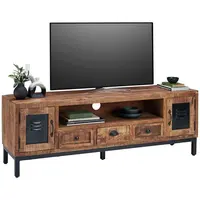 Landscape NÍZKÁ KOMODA, mangové dřevo, hnědá, černá, 160/55/40 cm