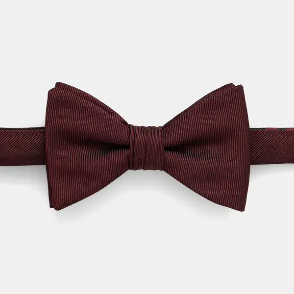 Hedvábný motýlek HUGO Bow tie dressy černá barva, 50520667