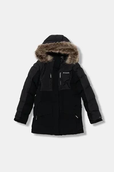 Dětská bunda Columbia Marquam Peak Fusion zelená barva, 2090211