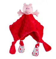 Peppa Pig Mazlík, přítulníček pro miminka , 17x14cm, červená