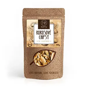 NATU Kokosové chipsy se slupkou 100 g