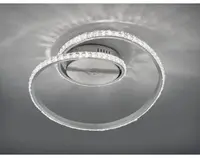 Stropné osvetlenie Rubin, LED, RGBW, imitácia krištáľov%