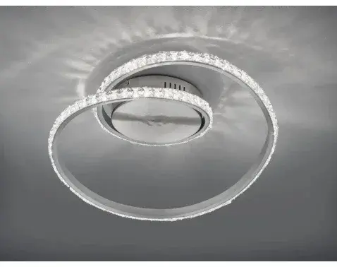 Stropné osvetlenie Rubin, LED, RGBW, imitácia krištáľov%