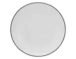 Dezertný tanier Luna Black Line 20 cm, biely%