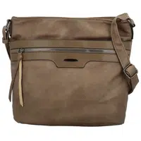 Dámska crossbody kabelka taupe - Firenze Shira