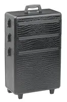 Sekcionálny kufor na kolieskach Sibel Modular - čierny (0150631) + darček zadarmo