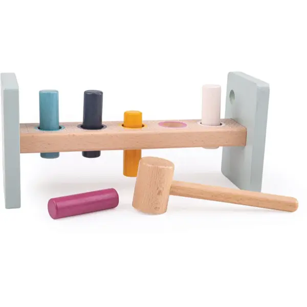 Bigjigs Toys Hammer Bench zatloukačka 12 m+ 7 ks