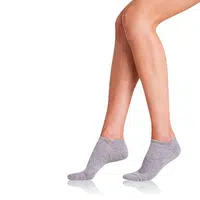 Bellinda 
COTTON IN-SHOE SOCKS 2x - Dámske krátke ponožky 2 páry - sivá