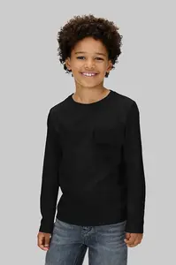 Dětské bavlněné tričko s dlouhým rukávem Calvin Klein Jeans