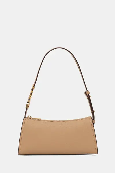 Kožená kabelka Dkny béžová barva, R433YG57