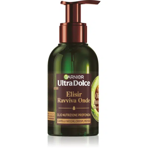 Garnier Ultra Doux Elisir Ravviva Onde hedvábné sérum na vlasy s avokádem 120 ml