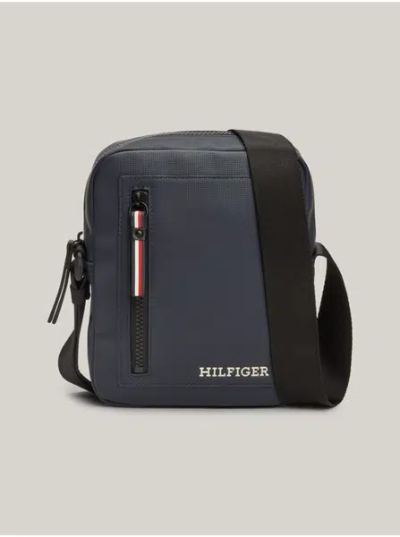 TOMMY HILFIGER MEN&#39;S BLUE SHOULDER BAG
