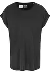 Modal Extended Shoulder T-shirt for girls black