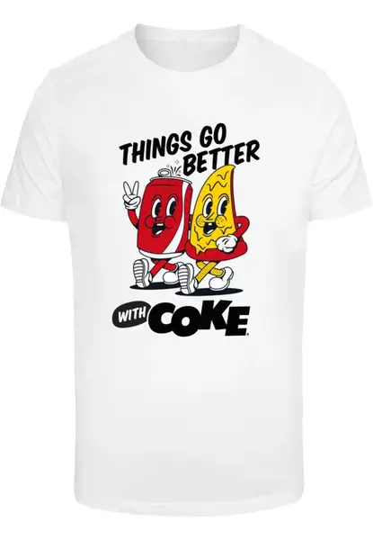 Men's T-shirt Things Go Better with Coke white