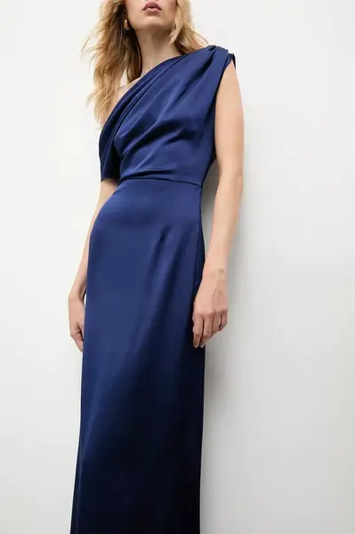 Šaty Answear.LAB tmavomodrá barva, maxi