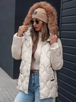 Dámská zimní bunda LUMORE s kapucí