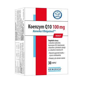 Generica Koenzym Q10 100 mg Kaneka Ubiquinol 30 kapslí