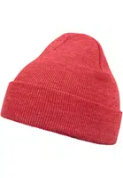 Beanie Basic Flap h.RED