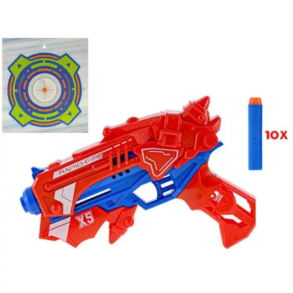 Pistole 23cm k natažení s pěnovými náboji