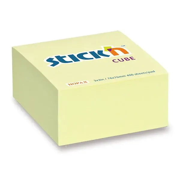 Samolepicí bloček Hopax Stick’n Notes - 76 x 76 mm, 400 listů