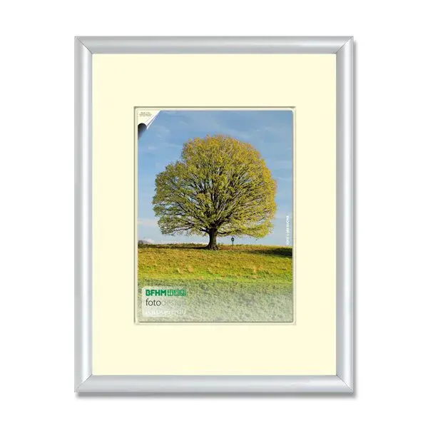 Hliníkový fotorámeček BFHM - A4, 21 x 29,7 cm, stříbrný, rám 11 mm