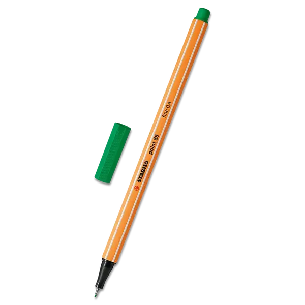 Liner STABILO point 88 - zelený