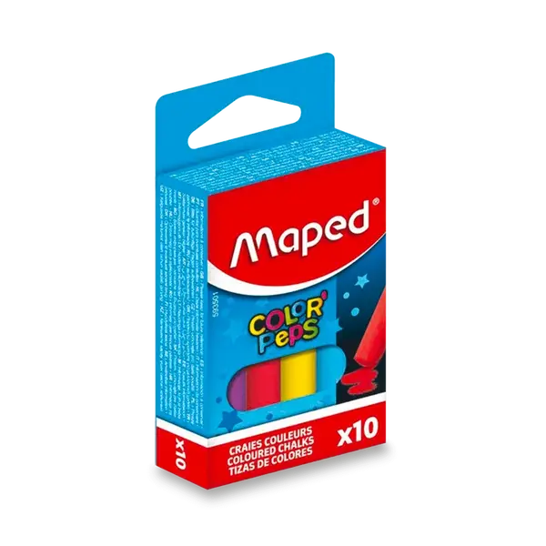 Křídy Maped - barevné, 10 kusů