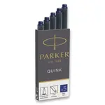 Inkoustové bombičky Parker, 5 ks - modré
