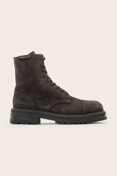 Semišové boty AllSaints Hank Suede Boot